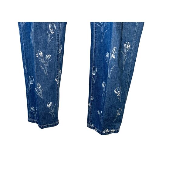 Current/Elliott The Fling Mid-Rise Relaxed Straight Jeans Size 30 - Picture 5 of 9